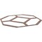 Ekena Millwork 33W x 33H x 14T Small Cameron Decorative Fretwork Wood Ceiling Panels, Walnut CELW33X33X0250CAMWA - alternate 6